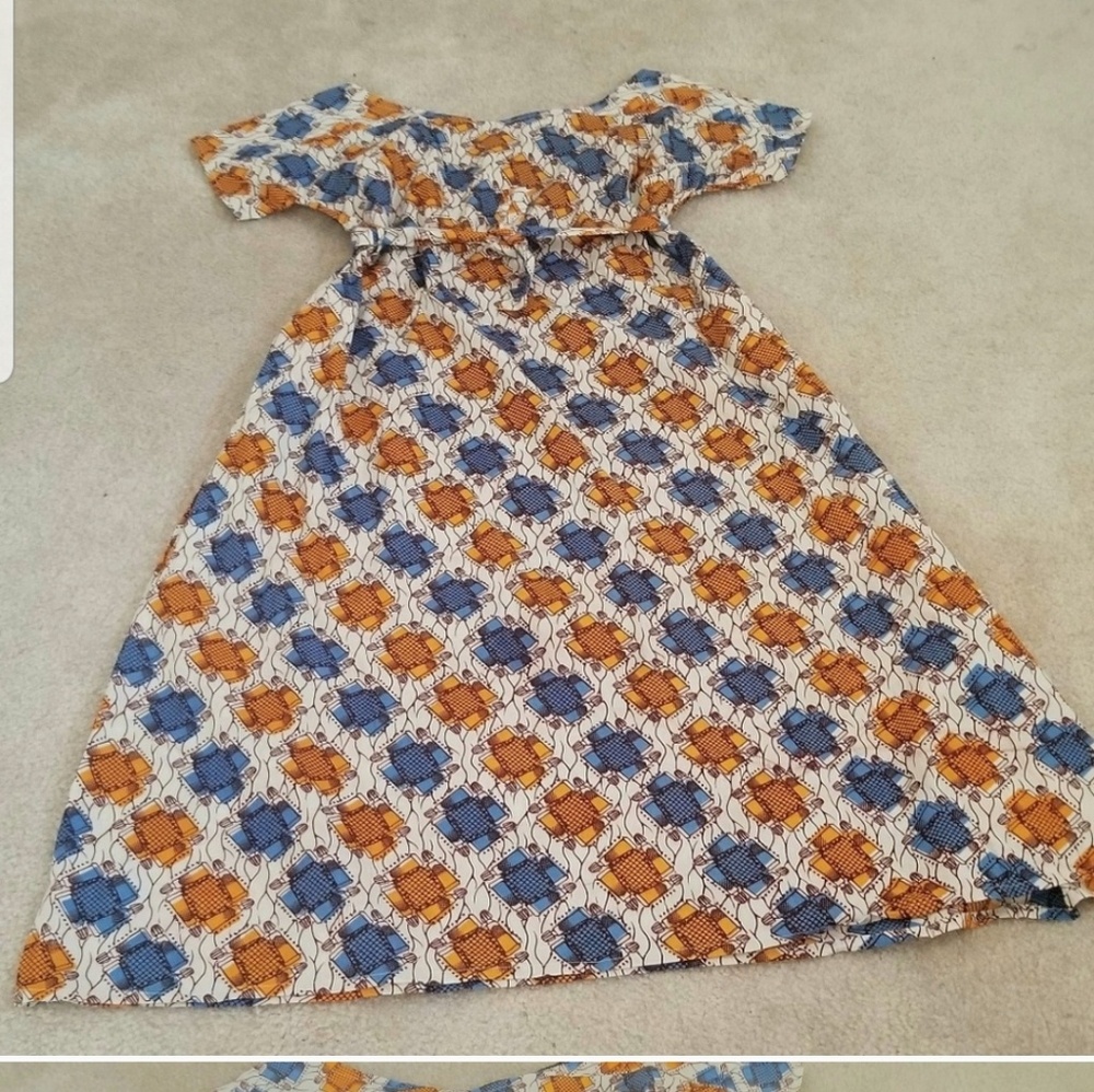 Beautiful African print maxi dress.